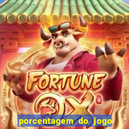 porcentagem do jogo fortune tiger